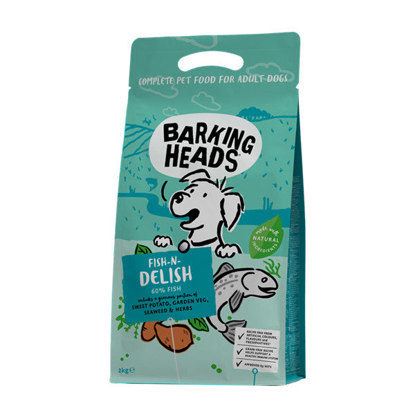 Barking Heads無穀物全天然成犬配方-三文魚+鱒魚12kg (004979)