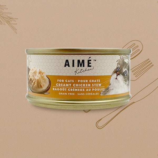 AIME Kitchen - 啖啖肉補水系列-無穀物營養貓罐-雞肉濃湯85g X 24(006369)