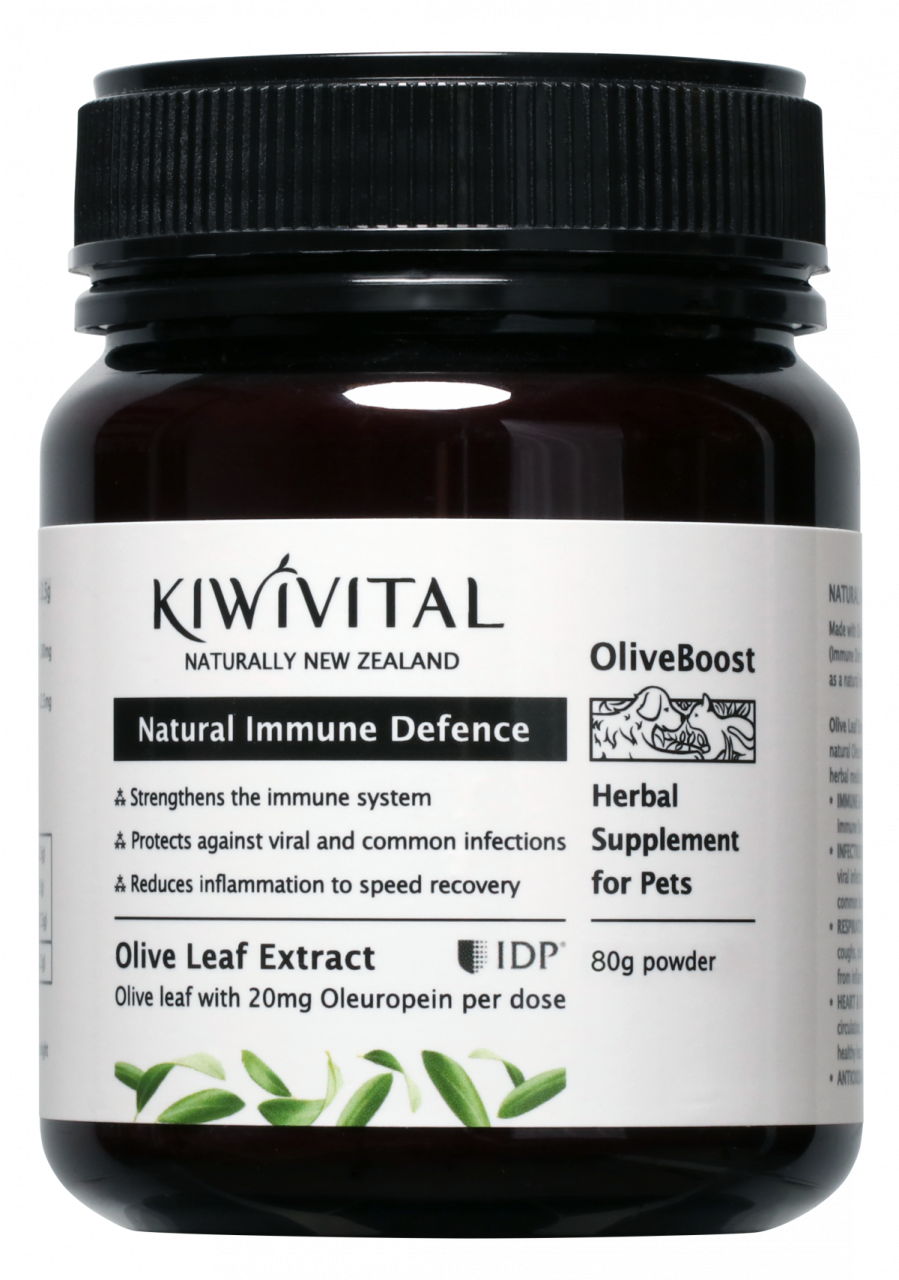 Kiwivital 寵物專用橄欖葉草療配方 80g (007125)