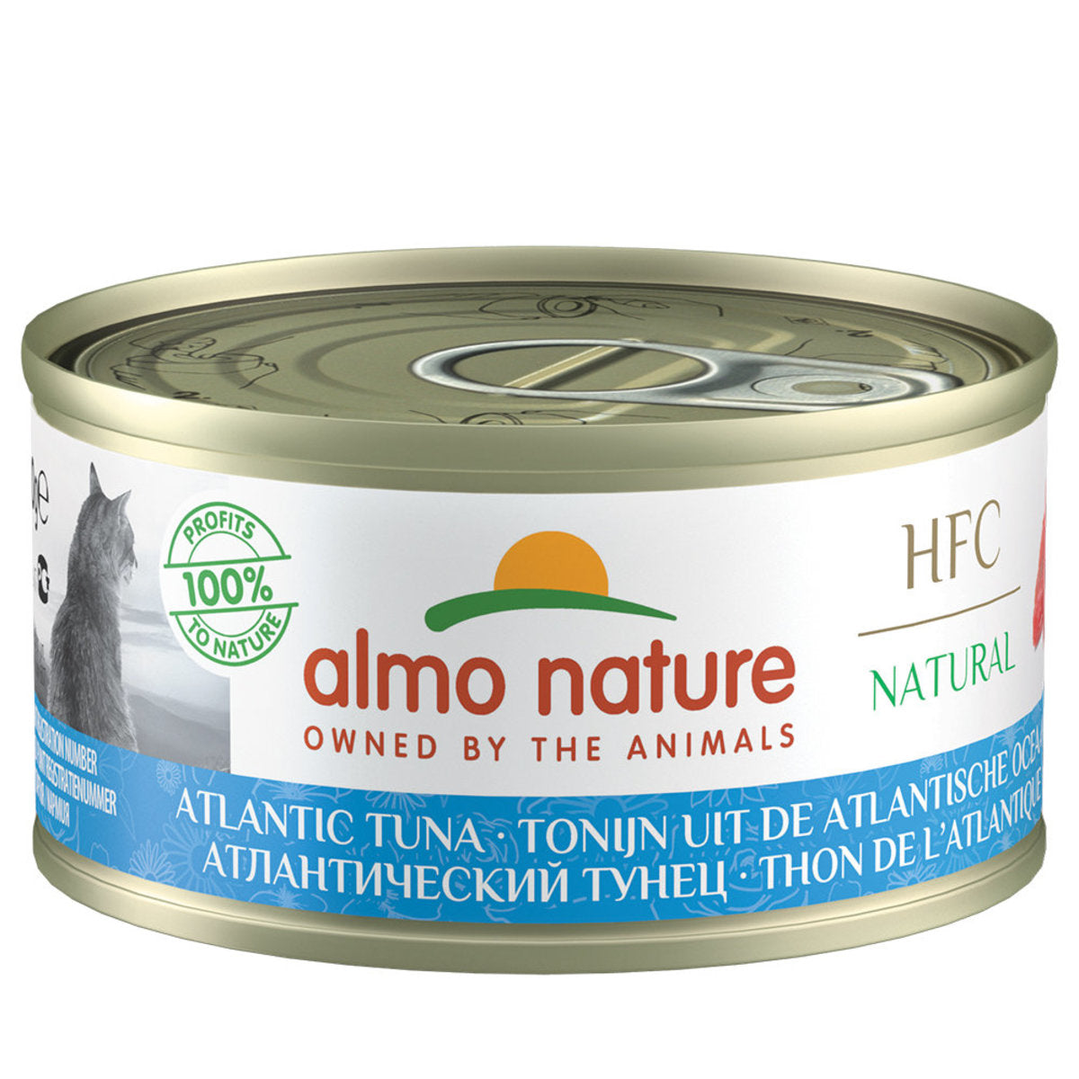 Almo Nature - 天然大西洋吞拿魚貓罐頭 70g (007387)