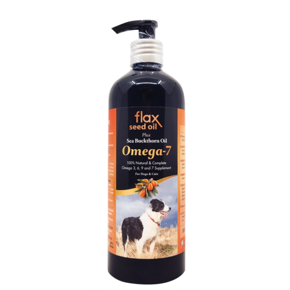 Fourflax® - 紐西蘭Omega UP 亞麻籽油+沙棘植物果油 (寵物用)500ml (007657)