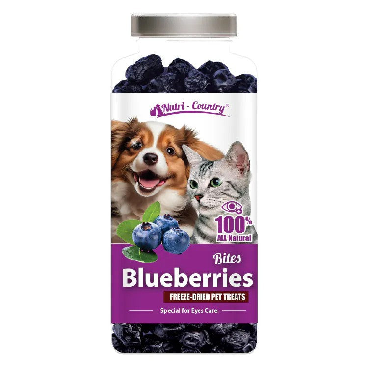 Nutri-Country® 泌護眼明目|凍乾藍莓粒 60g(貓犬用) (007994)