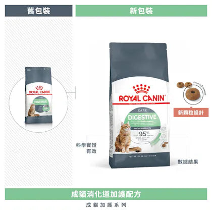 ROYAL CANIN 法國皇家貓乾糧 - 成貓消化道加護配方 /FCN DIGESTIVE CARE 2KG,4KG