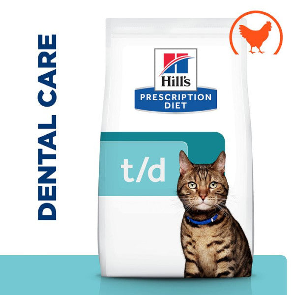 Hill's Prescription Diet t/d Dental Care Feline / 希爾思貓用口腔護理 8.5 lbs (8724)