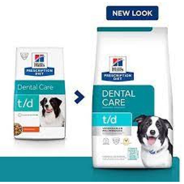 Hill's prescription diet t/d Dental Care (Original ) Canine / 希爾思犬用口腔護理 5lbs (4013)