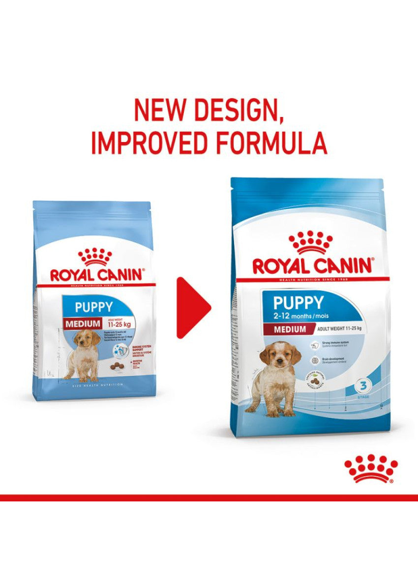 ROYAL CANIN 法國皇家幼犬乾糧 - 室內中型幼犬營養配方 MEDIUM PUPPY - 4KG,15KG