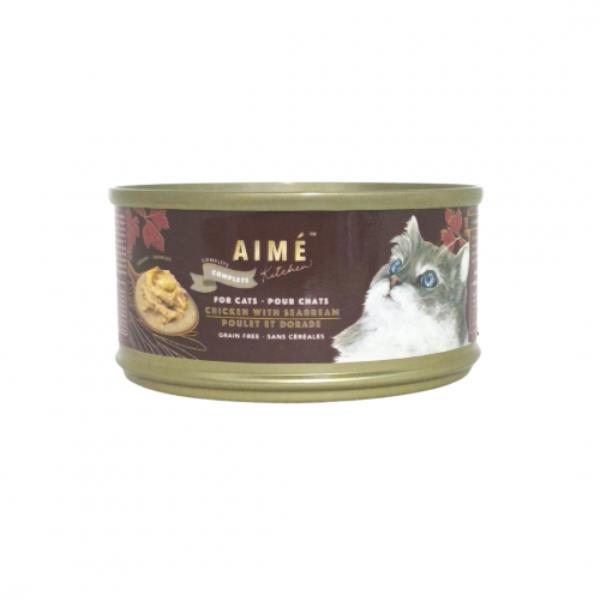 *原箱優惠* AIME Kitchen無穀物均衡貓罐75g x24罐(不可混款) 低至$290/盤 (006459)