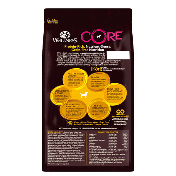 Wellness CORE - 無穀物小型幼犬配方4lb (005496)