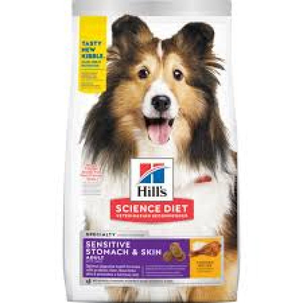 Hill's Science Diet Adult Sensitive Stomach & Skin Chicken Recipe Dog Food / 希爾思胃部及皮膚敏感成犬糧4lb (607592)