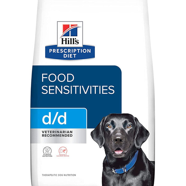 Hill's Canine Derm Diets d/d Skin Sensitivities( Potato & Salmon) / 希爾思犬用皮毛亮澤處方(馬鈴薯&三文魚) 8lbs (5346)