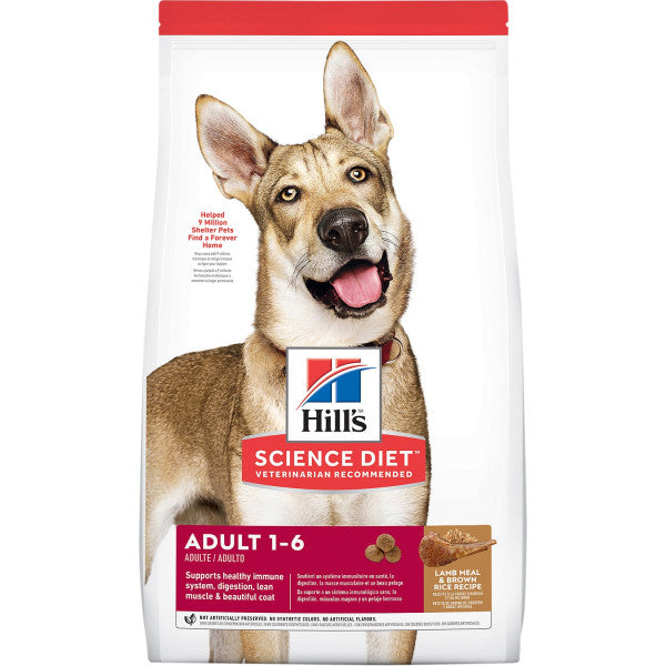 Hill's Adult Lamb Meal & Rice Recipe For Dogs / 希爾思成犬羊飯配方 15.5lbs (8556)