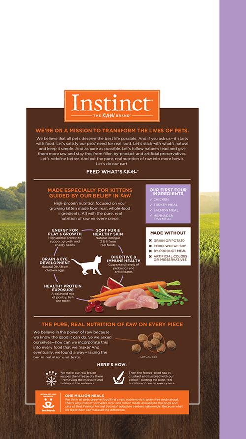 Nature's Variety Instinct 本能無穀物雞肉幼貓用糧 4.5lb (003695)