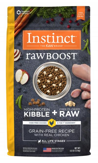 Nature's Variety Instinct Raw Boost生肉無穀物雞肉犬用糧 21lb (003673)
