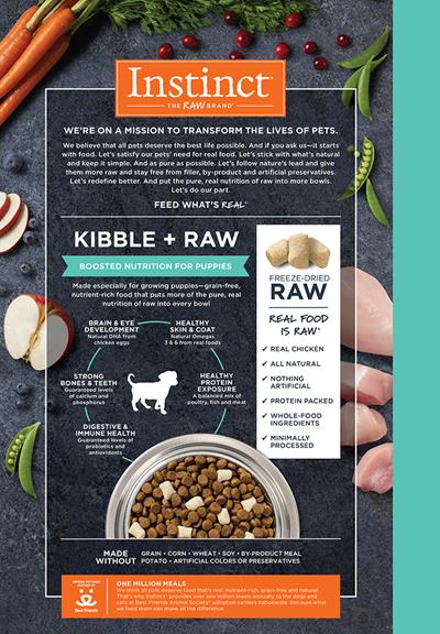 Nature's Variety - Instinct Raw Boost生肉無穀物雞肉幼犬用糧 4lb (003680)