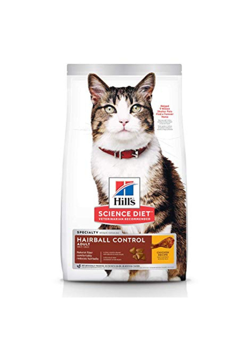 Hill's Adult Hairball Control For Cats / 希爾思成貓去毛球專用配方 15.5lbs (8875)
