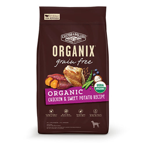 ORGANIX® 無穀物全犬糧 – 有機雞肉甜薯配方10lb 食用期2024/10 (003734)