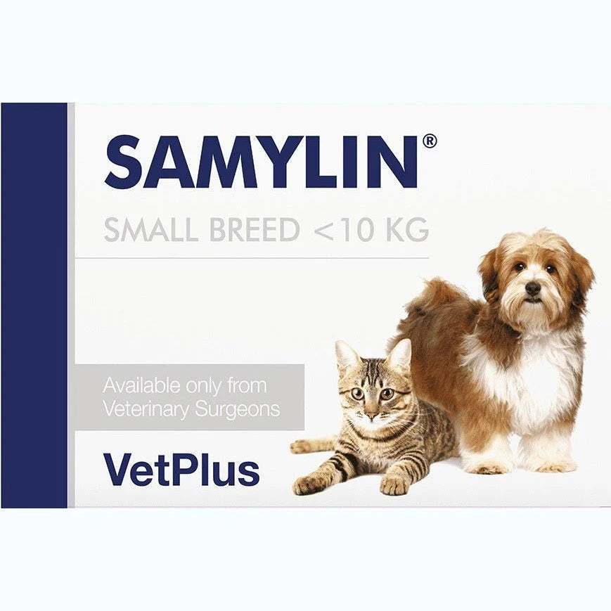 VETPLUS SAMYLIN 適肝能肝臟補充藥丸 SMALL BREED (10KG以下小型貓狗) 30粒