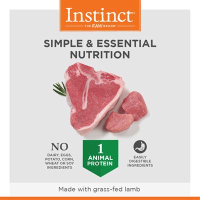 Nature's Variety Instinct 單一蛋白羊肉犬用糧 4lb (003683)