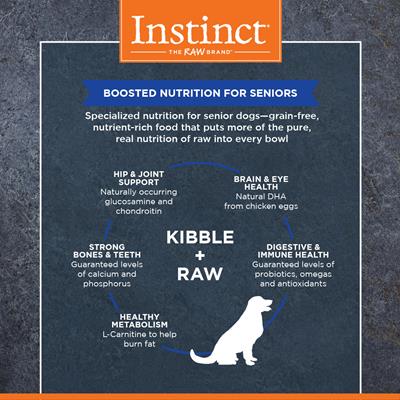 Nature's Variety Instinct Raw Boost生肉無穀物雞肉老犬用糧 4lb (003681)