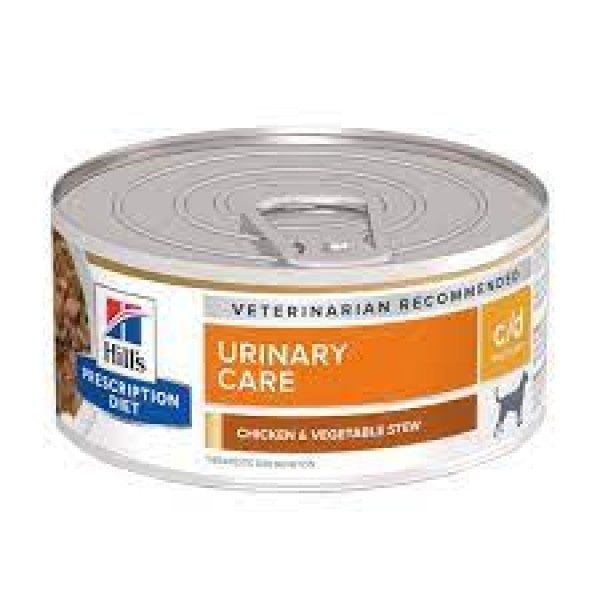 Hill's Prescription Diet c/d Urinary Care Canine Chicken Stew / 希爾思犬用泌尿系統護理配方(雞+菜)狗罐頭 5.5ozX24 (606412)