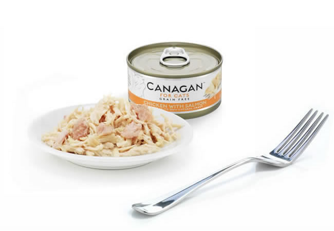 Canagan 雞肉伴三文魚配方 貓罐頭 75g (003982)