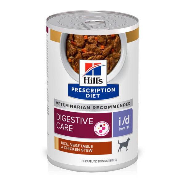 Hill's Prescription Diet i/d Low Fat Canine Rice, Vegetable & Chicken Stew / 希爾思犬用低脂腸胃配方(雞加菜) 罐頭 13oz x12罐 (10423)