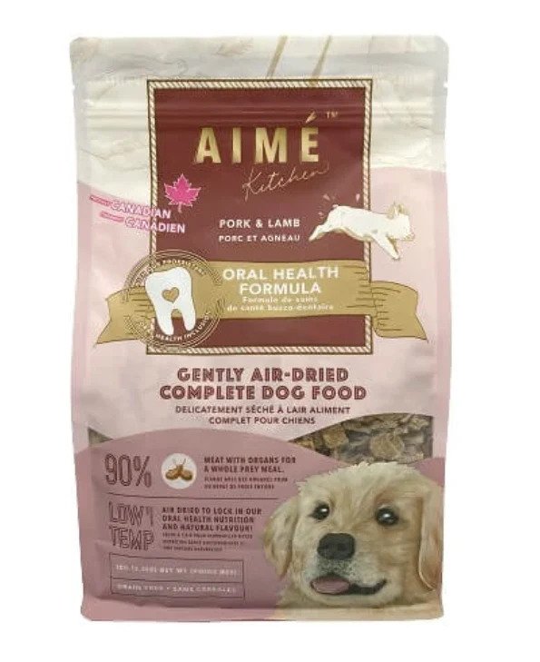 Aime Kitchen風乾鮮肉狗糧-豬肉&羊肉(口腔保健)1kg (AKAPD1)