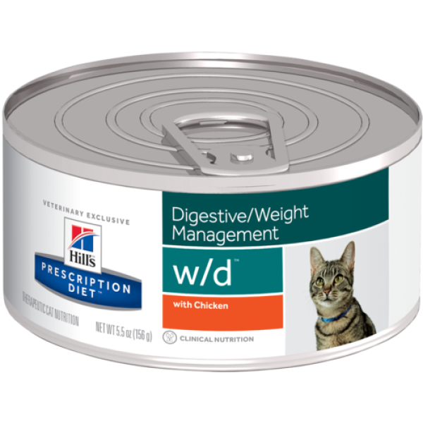 Hill's Prescription Diet w/d Digestive Weight Management Feline / 希爾思貓用消化體重管理罐頭 5.5oz (9455)