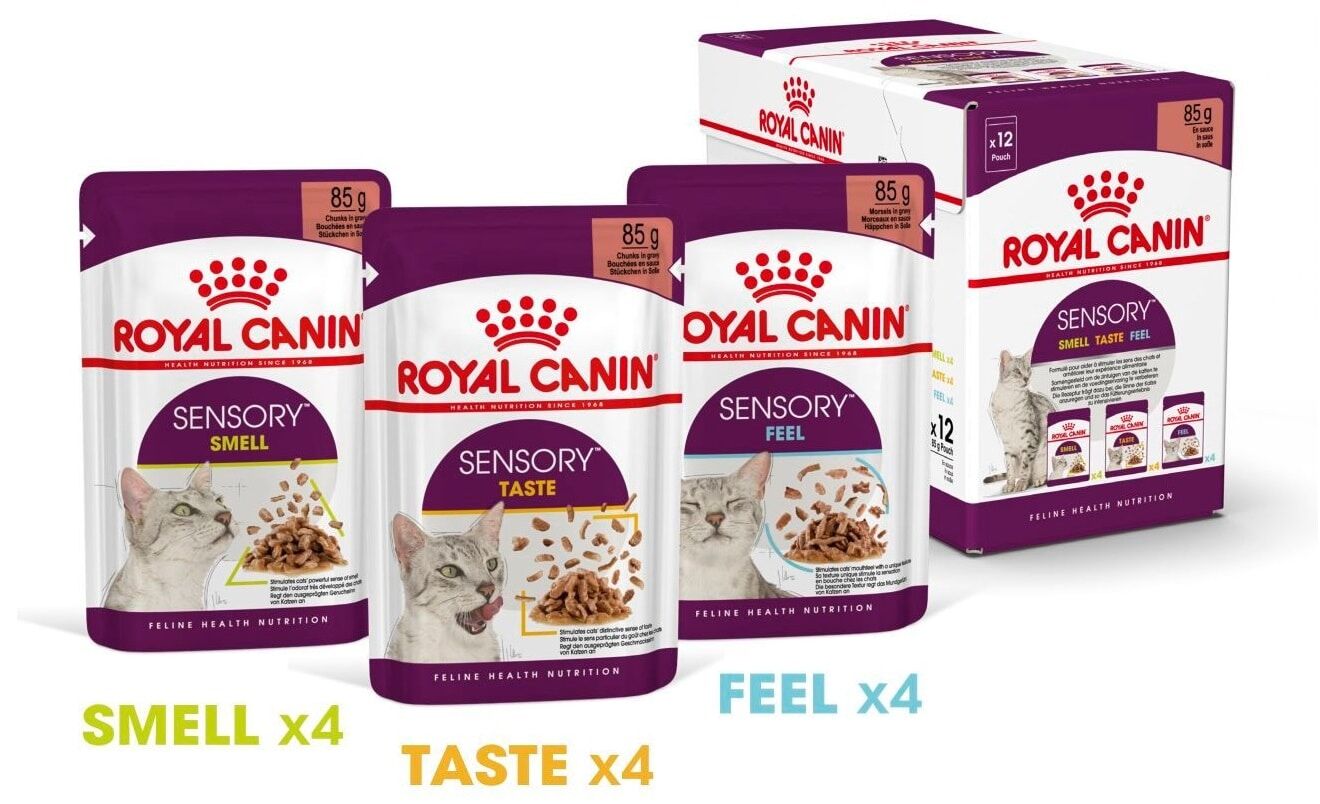 ROYAL CANIN 法國皇家 貓感混合裝濕糧營養主食系列 (肉汁) 85G / FHN SENSORY MULTI-PACK (GRAVY0 85G