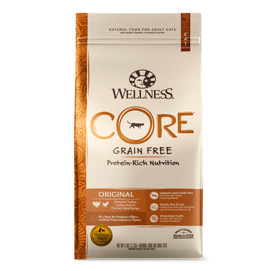 Wellness CORE - 貓糧-無穀物經典原味配方5lb (00680)