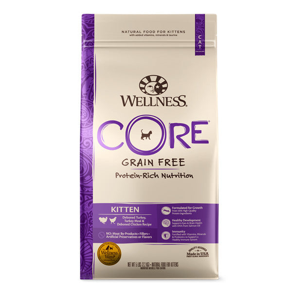 Wellness CORE - 貓糧-無穀物幼貓成長配方2lb (005604)