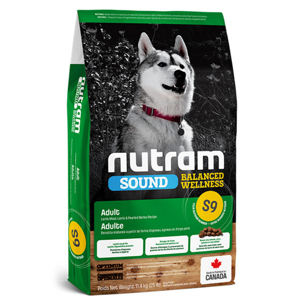 Nutram Sound S9 羊肉成犬天然糧 2kg (003374)