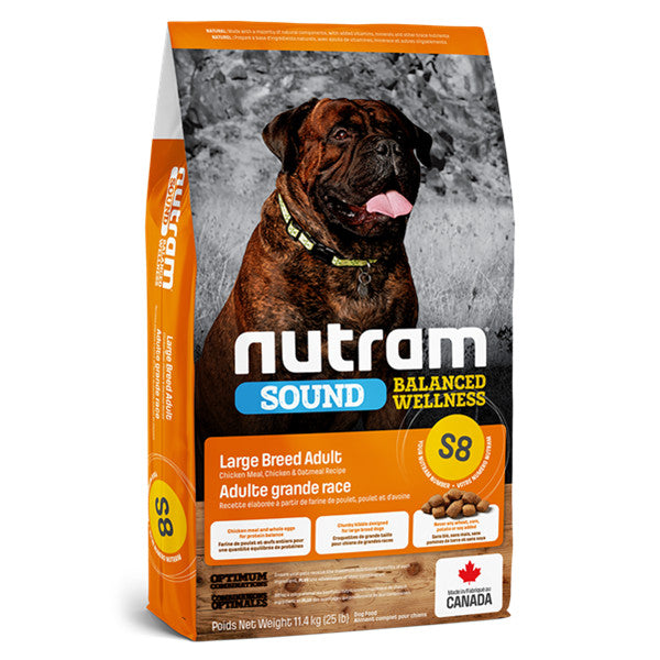 Nutram Sound S8 大型成犬天然糧(雞肉)11.4kg (002773)