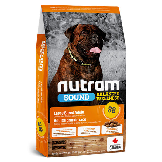 Nutram Sound S8 大型成犬天然糧(雞肉)11.4kg (002773)