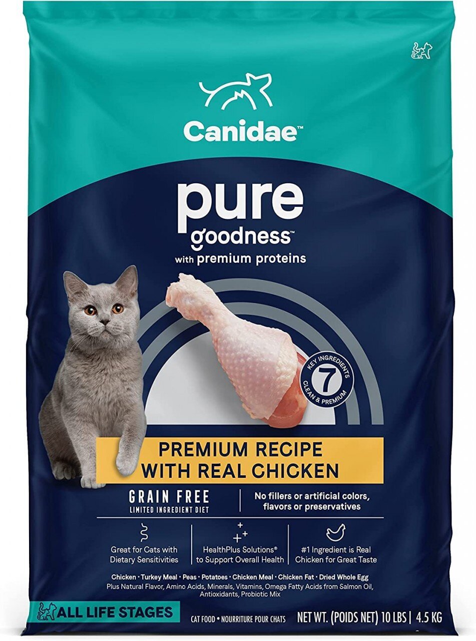 Canidae Pure 無穀物雞肉配方貓糧10lb (003039)