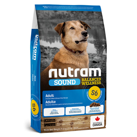 Nutram Sound S6 成犬天然糧(雞肉) 2kg (006215)