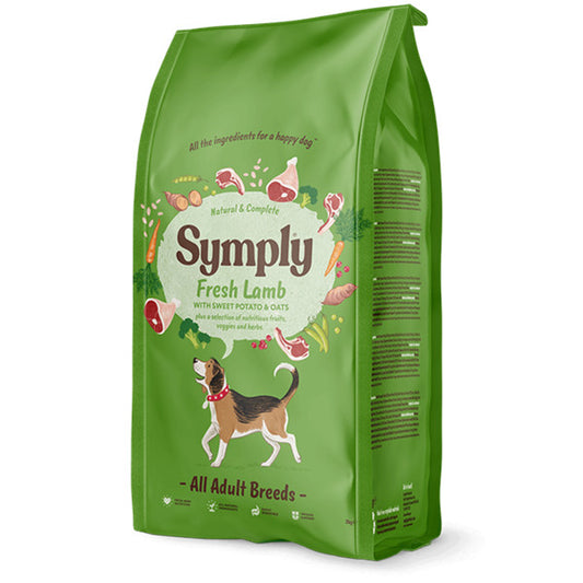 Symply - 成犬糧-鮮羊肉過敏皮膚配方 2kg