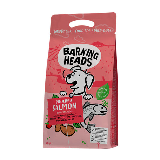 Barking Heads無穀物全天然成犬配方-三文魚2kg (004980)