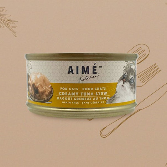 AIME Kitchen - 啖啖肉補水系列-無穀物營養貓罐-吞拿魚濃湯85g X 24 (006368)