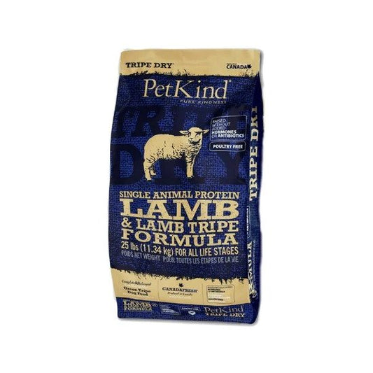 PetKind - 無穀物全犬乾糧-羊草胃 + 羊肉 ( 單一蛋白配方 )6lb (007365)