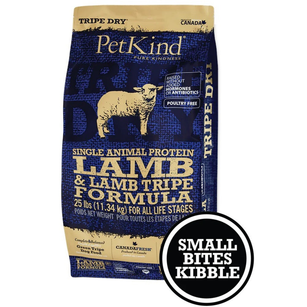 PetKind - 無穀物全犬乾糧-羊草胃 + 羊肉 ( 單一蛋白配方 )25lb (006583)