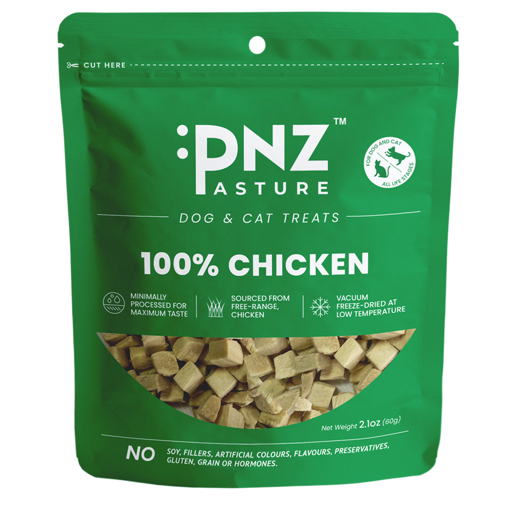 PNZ Pasture牧場滋味 凍乾雞肉貓犬零食 (60g) (007044)