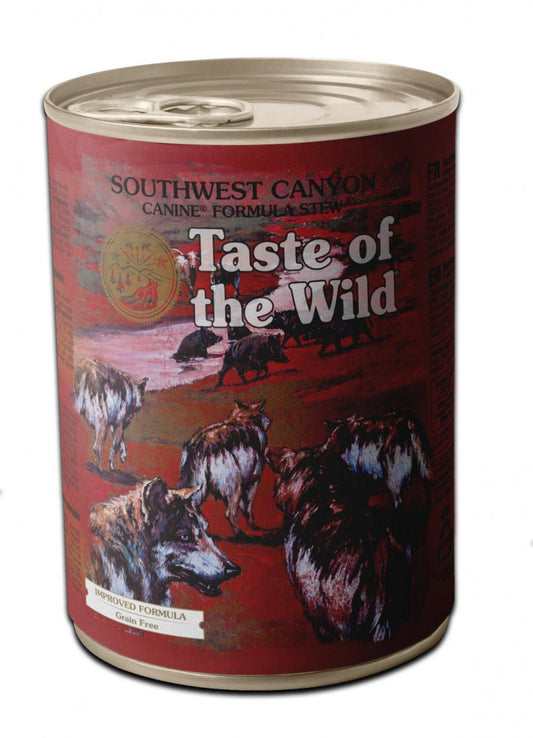 Taste of the Wild - 無穀物狗罐頭主食罐 湯汁燉牛肉粒(成犬糧) 390g (007063)