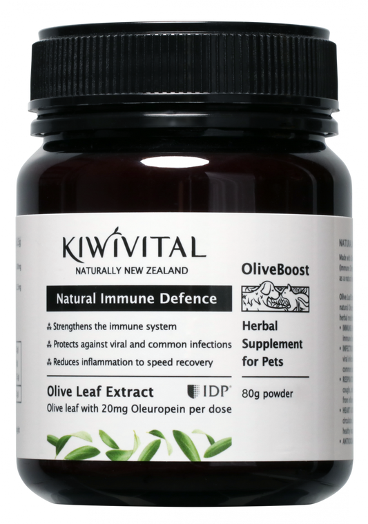 Kiwivital 寵物專用橄欖葉草療配方 80g (007125)
