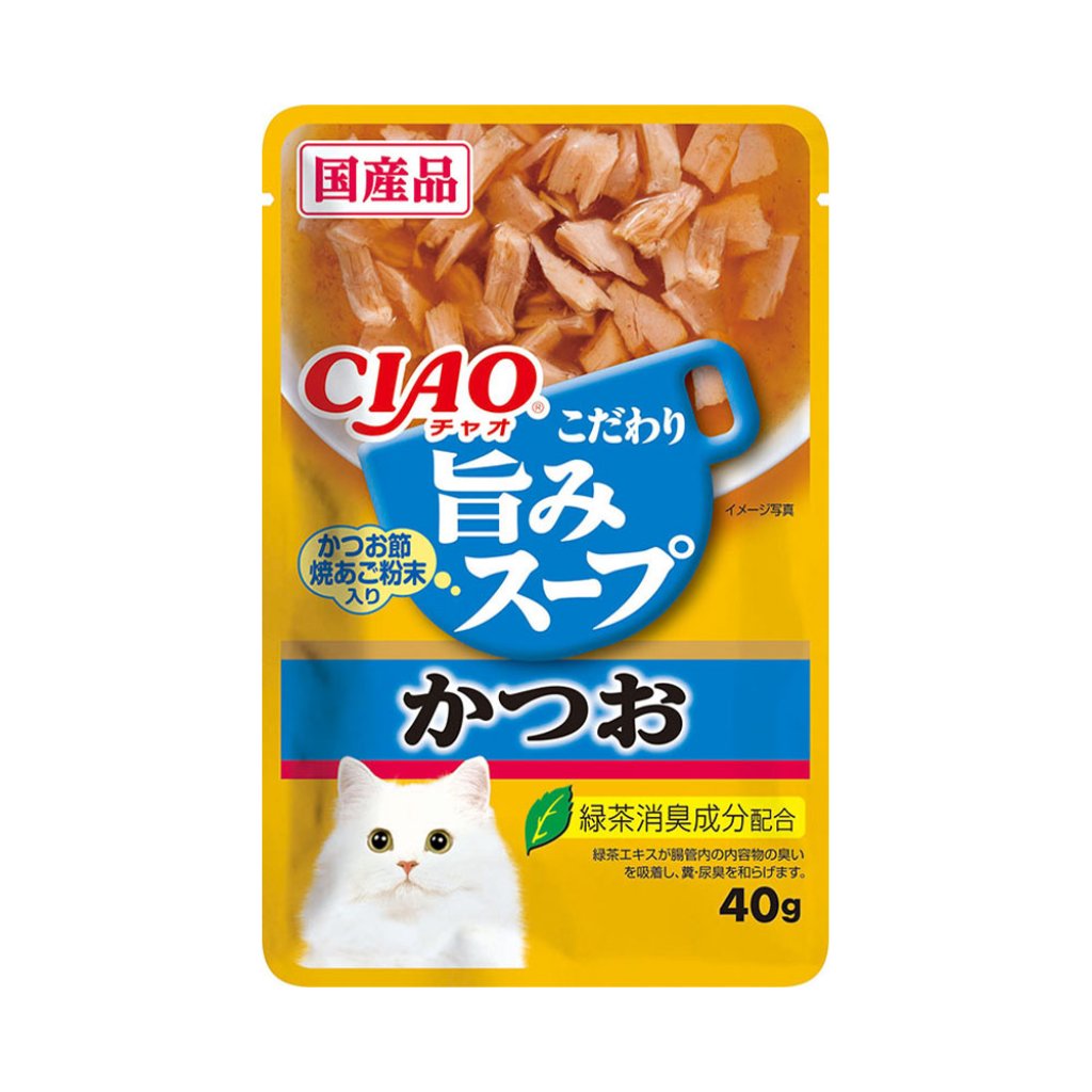 CIAO - 貓用滋味湯軟包 - 鰹魚 40g [IC-352] 007252