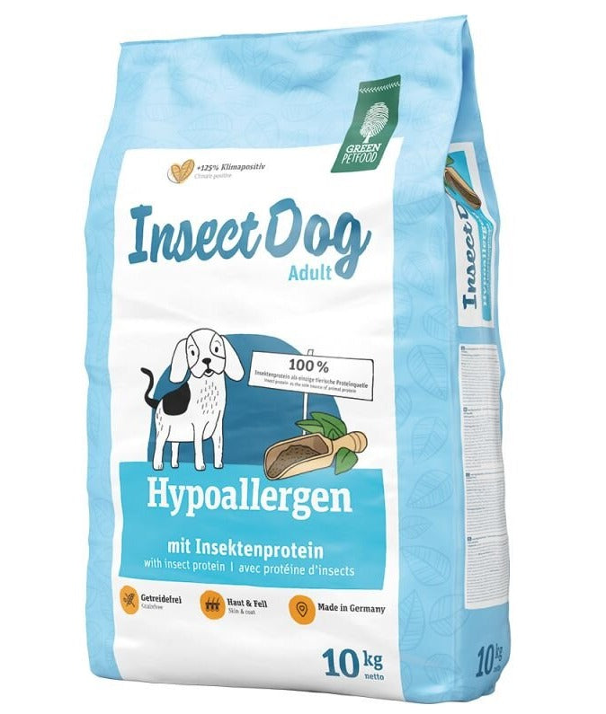 GREEN PETFOOD InsectDog Hypoallergen 蟲蟲蛋白 防皮膚敏感 無穀物 狗糧 10kg (007299)