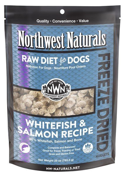 Northwest Naturals 無穀物脫水狗糧-白身魚&三文魚味 28oz (007310)