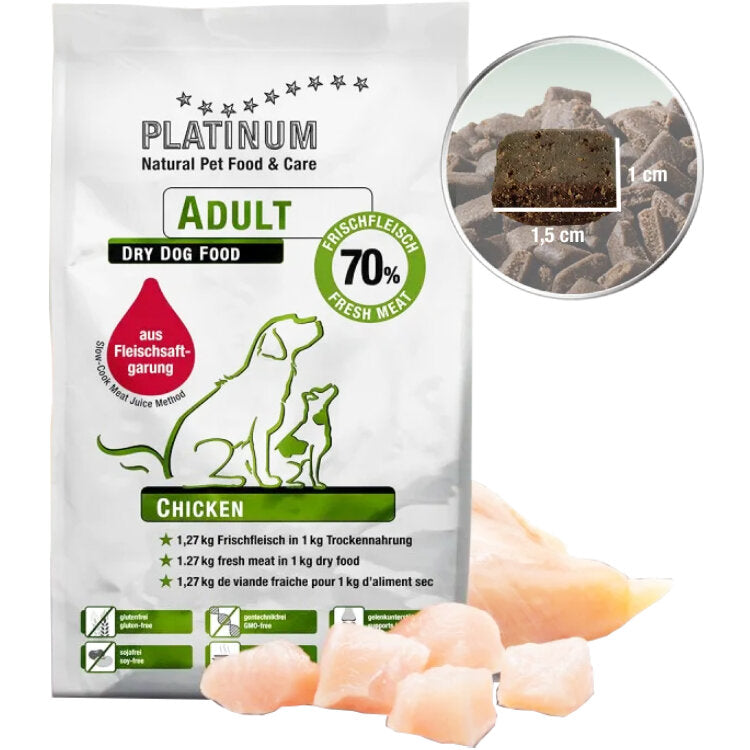 Platinum白金-成犬配方鮮肉糧 鮮雞肉 5kg (007367-5K)