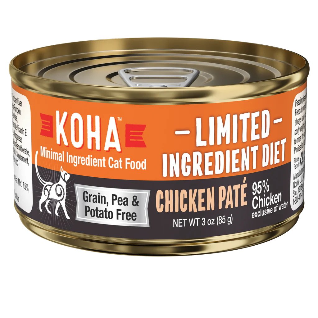 KOHA 低敏貓罐系列 - 單一蛋白雞肉主食貓罐 3oz (007539)
