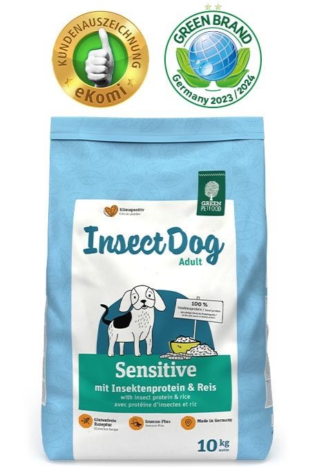 GREEN PETFOOD Insect Dog Sensitive蟲蟲蛋白狗糧【腸胃敏感】10kg (007570)